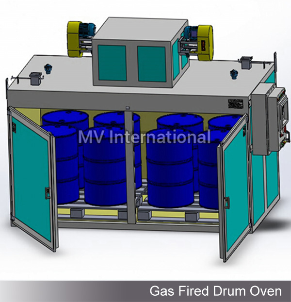 Gas Fired Drum Oven
