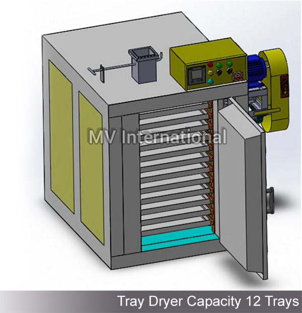 Tray Dryer Capacity 12 Drums