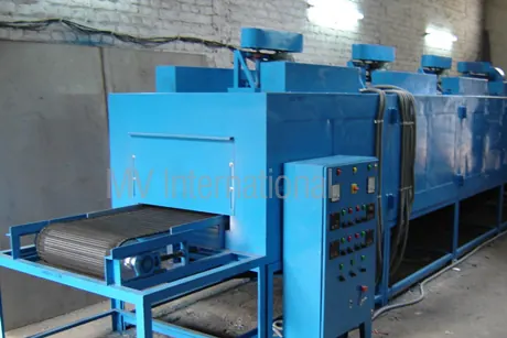 Flat Belt Conveyorized Oven - custom built by MV International