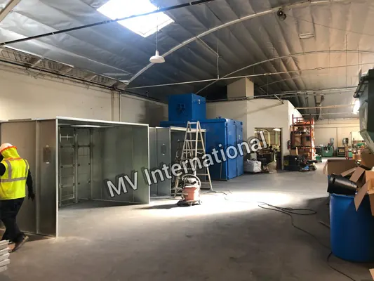 Paint Baking Oven - custom built by MV International