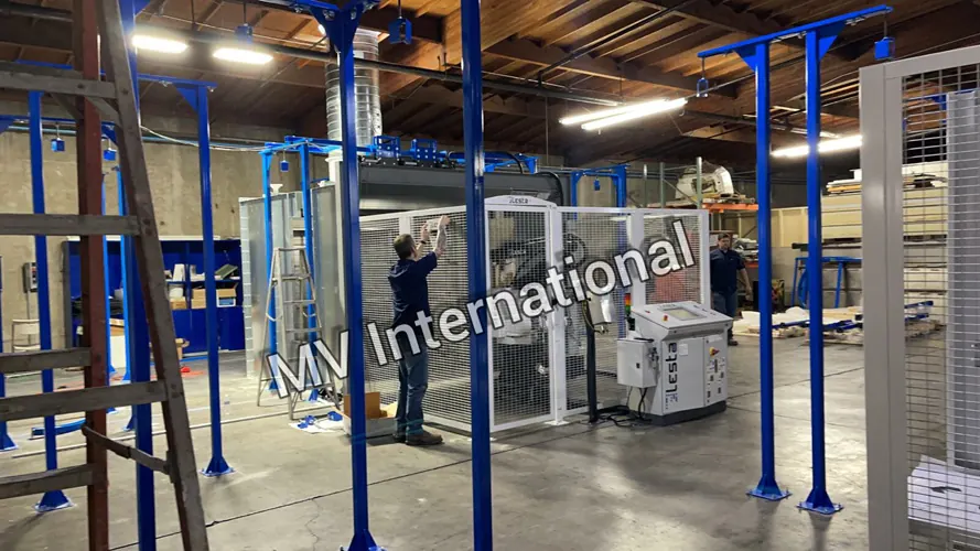 Powder Curing Oven - custom built by MV International
